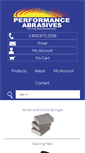 Mobile Screenshot of performance-abrasives.com